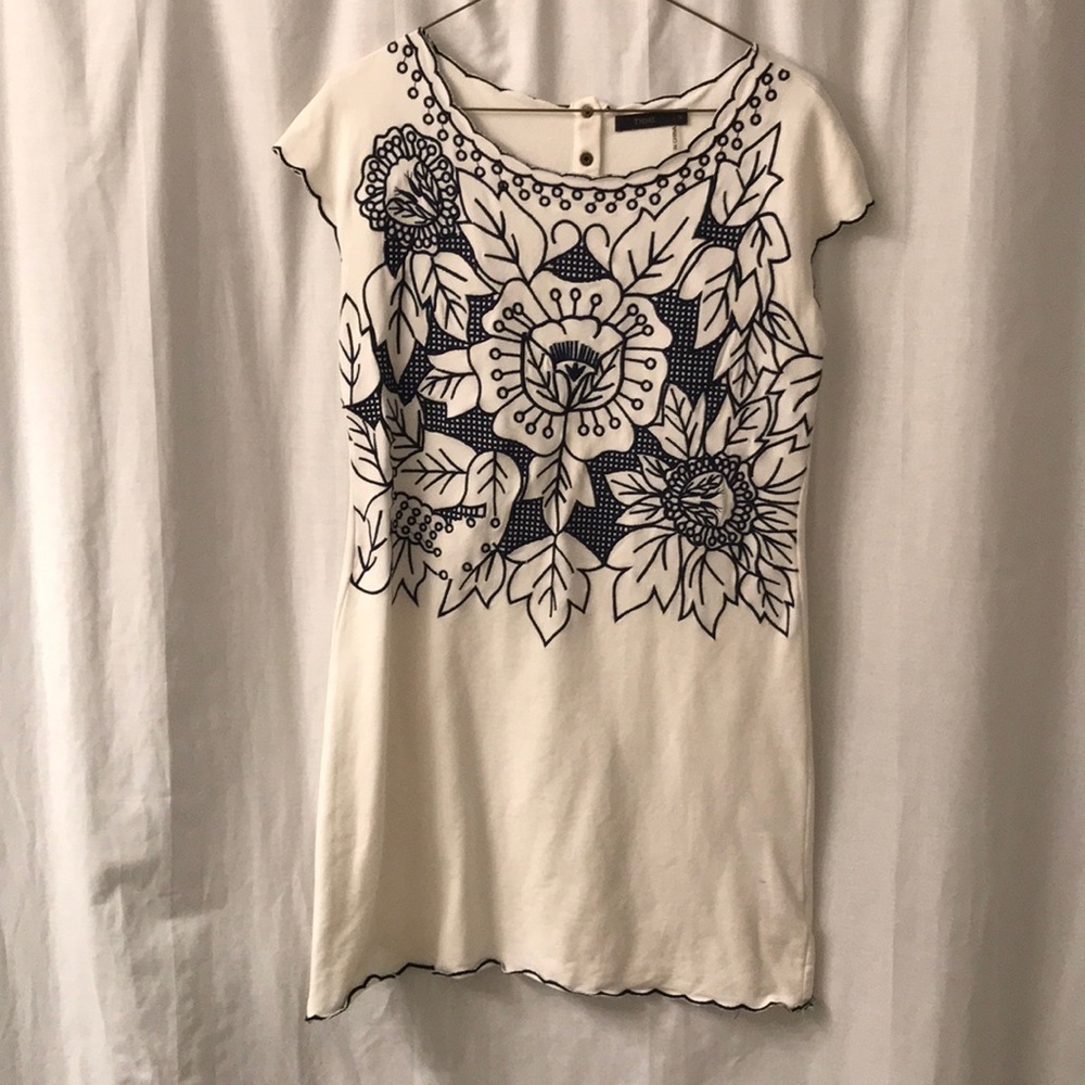 White Knit Shift